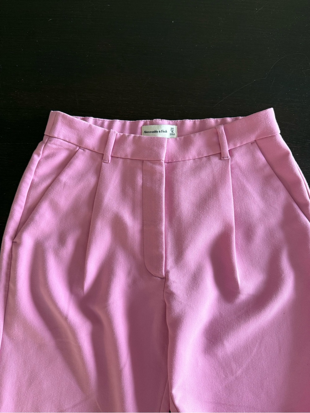 Abercrombie & Fitch Pink Tailored Trousers - Picture 4 of 6